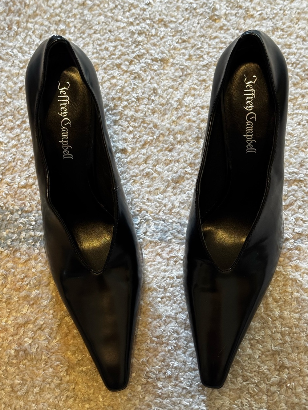 NEW Jeffrey Campbell Hints H2 Pumps in Black - Picture 4 of 9